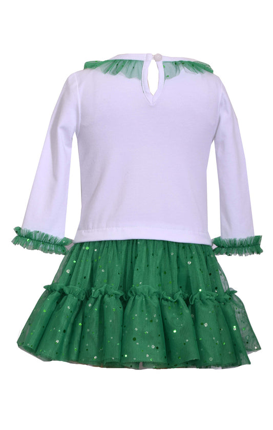 Bonnie Jean Shamrock Saint Patrick Lucky girls dress size 2T 3T 4T 5 6 6X NWT